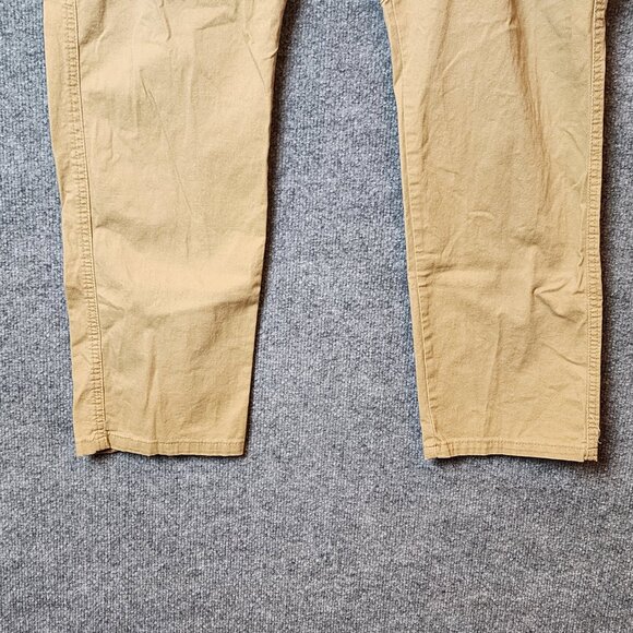 Wrangler Men Stretch Taper Leg Regular Fit Cargo Pants 38x30 Multi-Pockets Beige - Picture 3 of 13